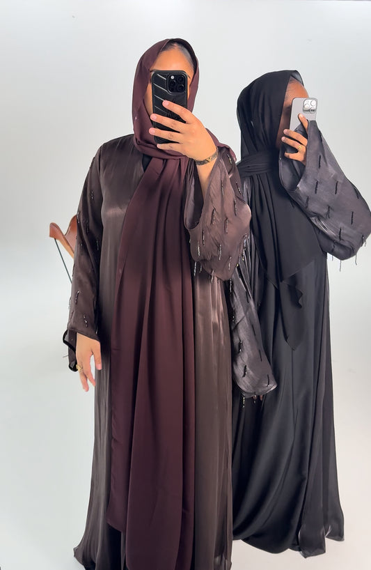 Abaya Hind perlée
