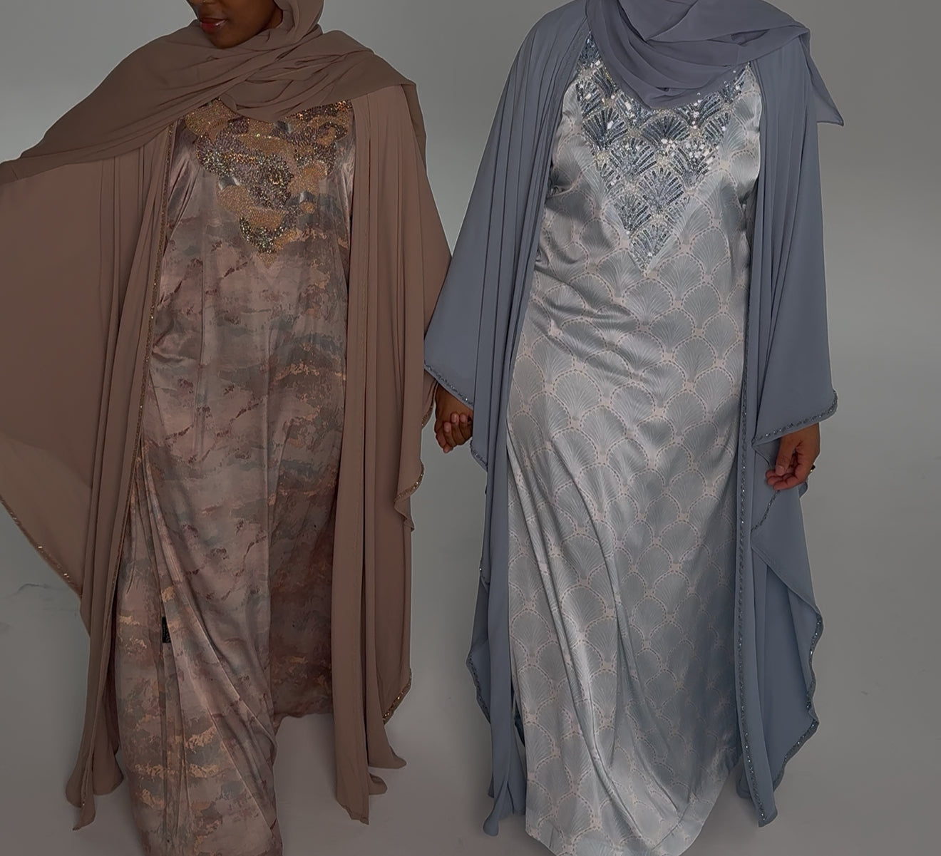 Set Saïanas Makhaweer perlé + Cape